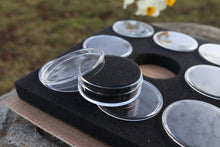 12 Clear Plastic Nugget Display  Jars